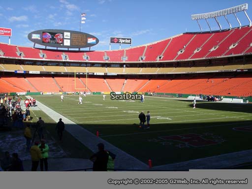 Seat view from section 112 at Arrowhead Stadium, home of the Kansas City Chiefs