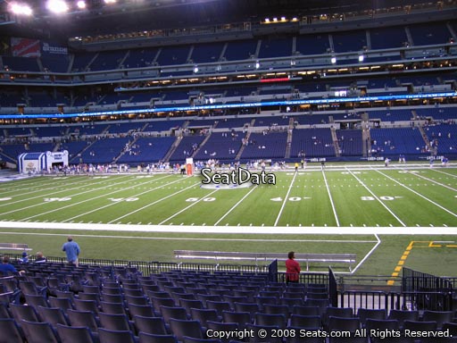 Seat view from section 112 at Lucas Oil Stadium, home of the Indianapolis Colts