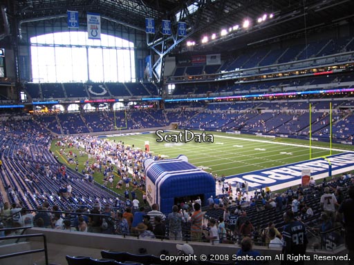 Seat view from section 231 at Lucas Oil Stadium, home of the Indianapolis Colts