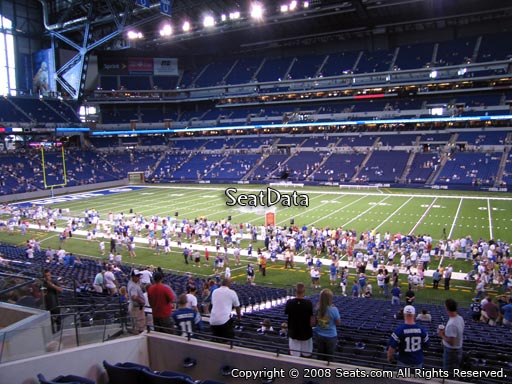 Seat view from section 237 at Lucas Oil Stadium, home of the Indianapolis Colts