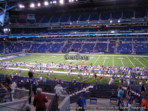 Seat view from section 238 at Lucas Oil Stadium, home of the Indianapolis Colts