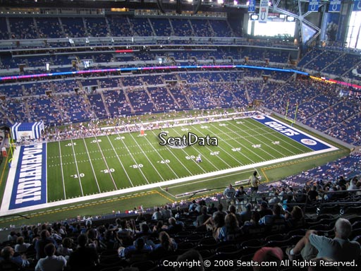 Seat view from section 616 at Lucas Oil Stadium, home of the Indianapolis Colts