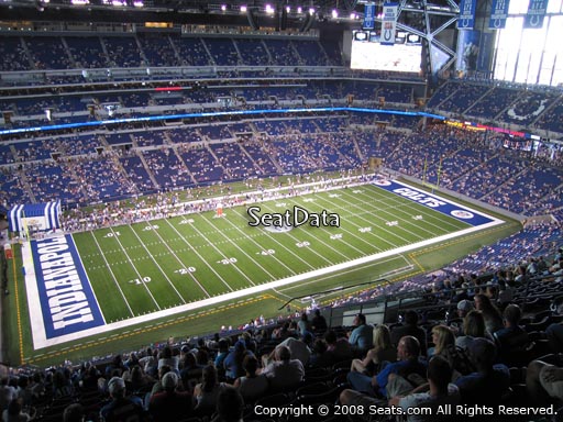 Seat view from section 617 at Lucas Oil Stadium, home of the Indianapolis Colts
