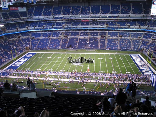 Seat view from section 639 at Lucas Oil Stadium, home of the Indianapolis Colts