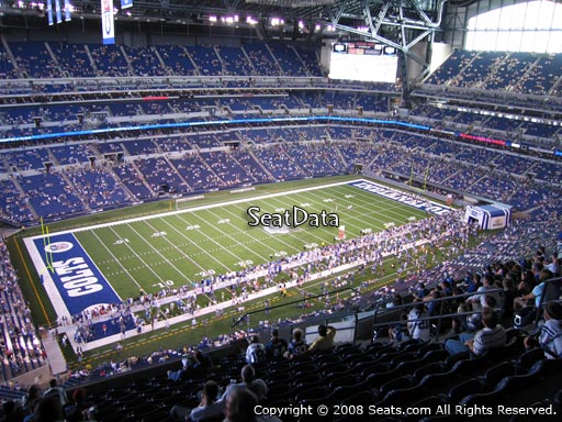 Seat view from section 645 at Lucas Oil Stadium, home of the Indianapolis Colts