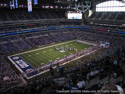 Seat view from section 646 at Lucas Oil Stadium, home of the Indianapolis Colts