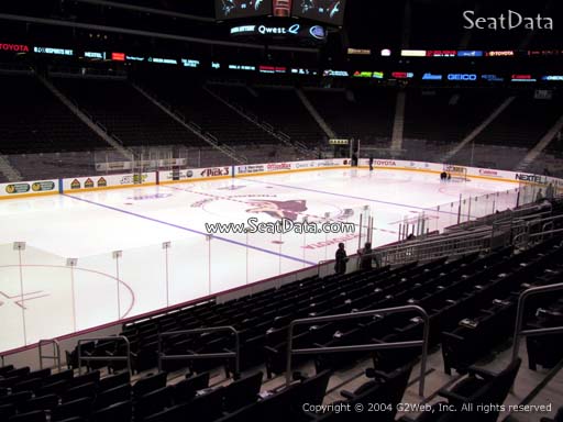 Seat view from section 103 at Gila River Arena, home of the Arizona Coyotes