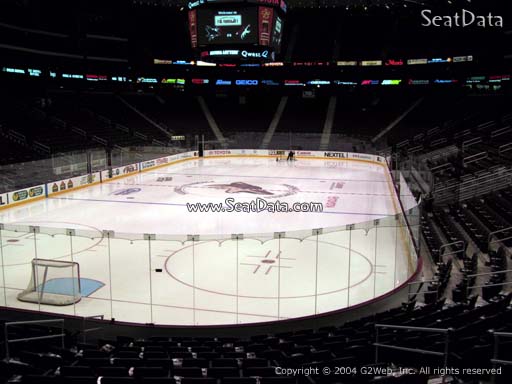 Seat view from section 105 at Gila River Arena, home of the Arizona Coyotes