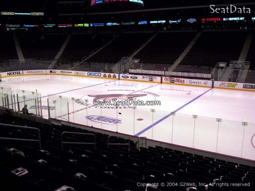 Seat view from section 110 at Gila River Arena, home of the Arizona Coyotes