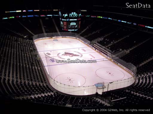 Seat view from section 210 at Gila River Arena, home of the Arizona Coyotes