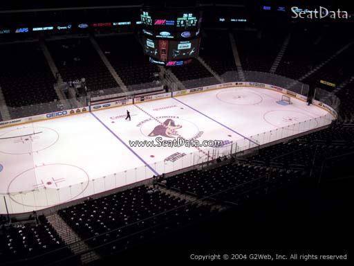 Seat view from section 218 at Gila River Arena, home of the Arizona Coyotes