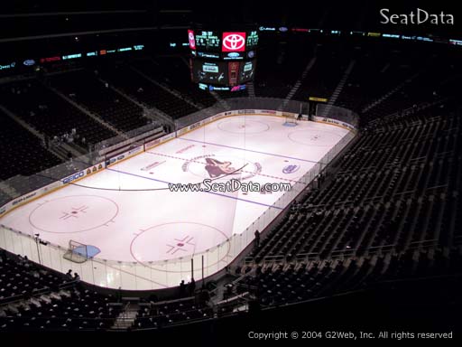 Seat view from section 220 at Gila River Arena, home of the Arizona Coyotes