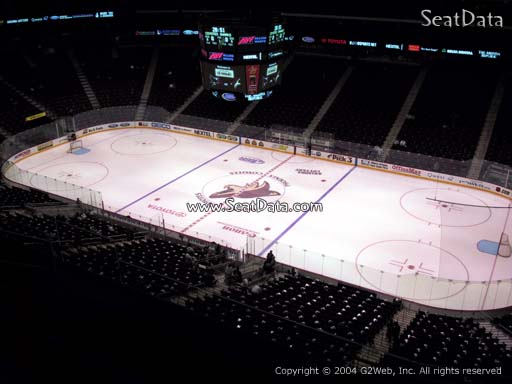 Seat view from section 228 at Gila River Arena, home of the Arizona Coyotes