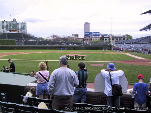Seat view from section 16 at Wrigley Field, home of the Chicago Cubs
