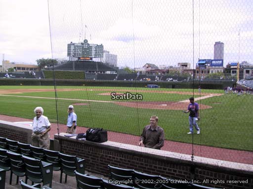 Seat view from section 19 at Wrigley Field, home of the Chicago Cubs