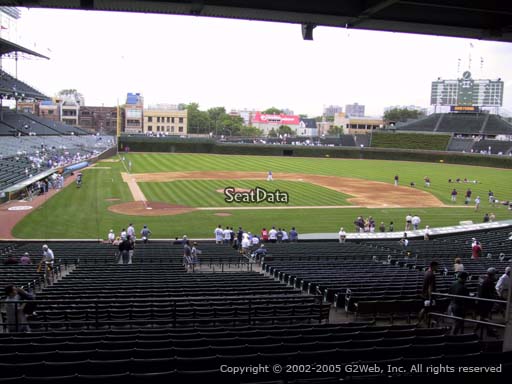 Seat view from section 226 at Wrigley Field, home of the Chicago Cubs