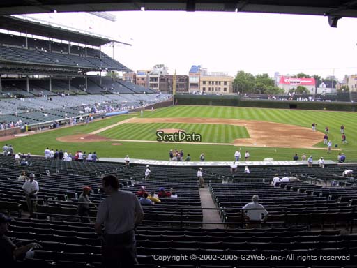 Seat view from section 229 at Wrigley Field, home of the Chicago Cubs