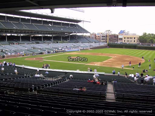 Seat view from section 233 at Wrigley Field, home of the Chicago Cubs