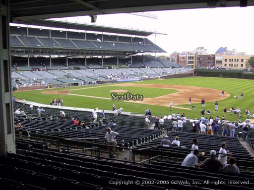 Seat view from section 235 at Wrigley Field, home of the Chicago Cubs