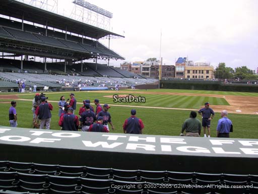 Seat view from section 30 at Wrigley Field, home of the Chicago Cubs