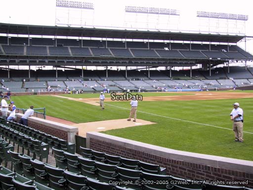 Seat view from section 36 at Wrigley Field, home of the Chicago Cubs
