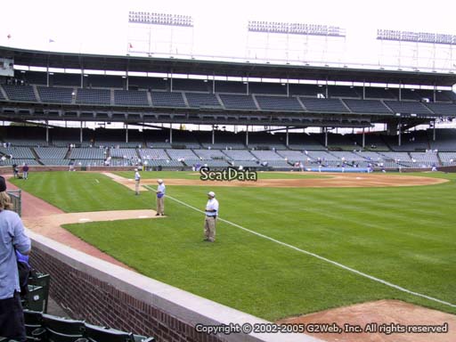 Seat view from section 38 at Wrigley Field, home of the Chicago Cubs