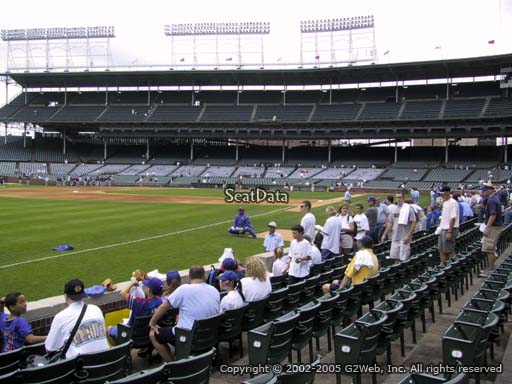 Seat view from section 6 at Wrigley Field, home of the Chicago Cubs