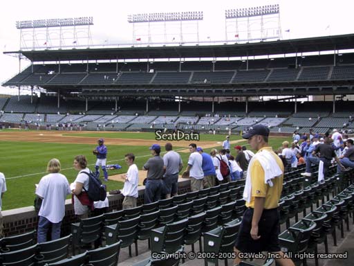 Seat view from section 7 at Wrigley Field, home of the Chicago Cubs