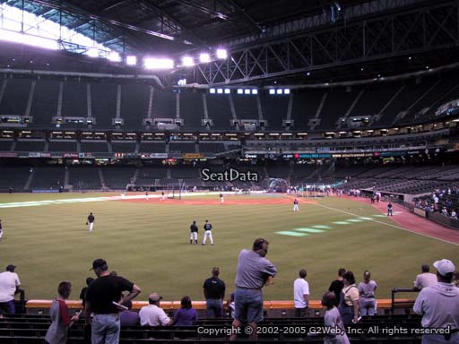 Seat view from section 140 at Chase Field, home of the Arizona Diamondbacks