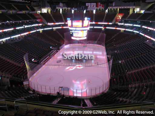 Seat view from section 121 at the Prudential Center, home of the New Jersey Devils