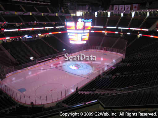 Seat view from section 124 at the Prudential Center, home of the New Jersey Devils