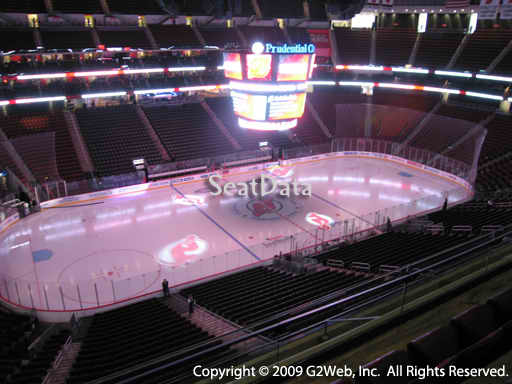 Seat view from section 126 at the Prudential Center, home of the New Jersey Devils