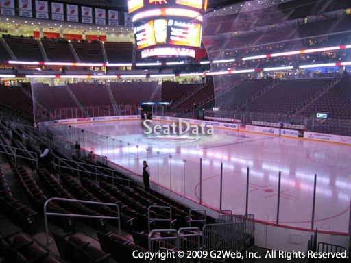 Seat view from section 22 at the Prudential Center, home of the New Jersey Devils