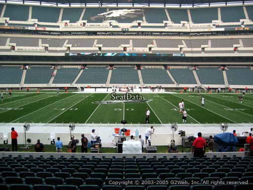 Seat view from section 101 at Lincoln Financial Field, home of the Philadelphia Eagles