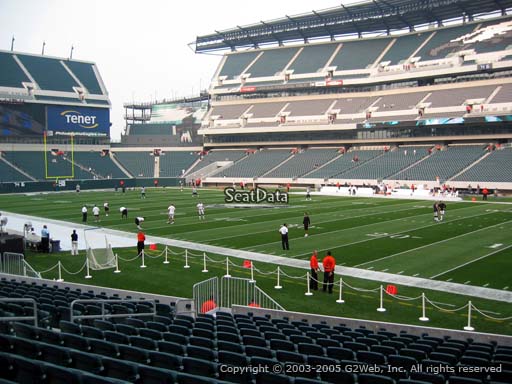 Seat view from section 105 at Lincoln Financial Field, home of the Philadelphia Eagles