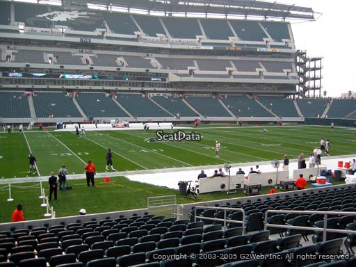 Seat view from section 118 at Lincoln Financial Field, home of the Philadelphia Eagles