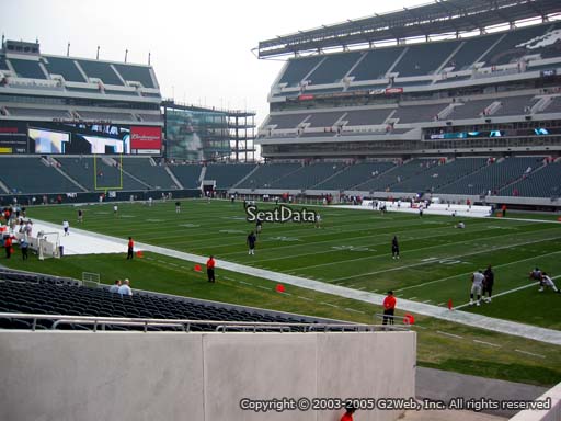 Seat view from section 125 at Lincoln Financial Field, home of the Philadelphia Eagles