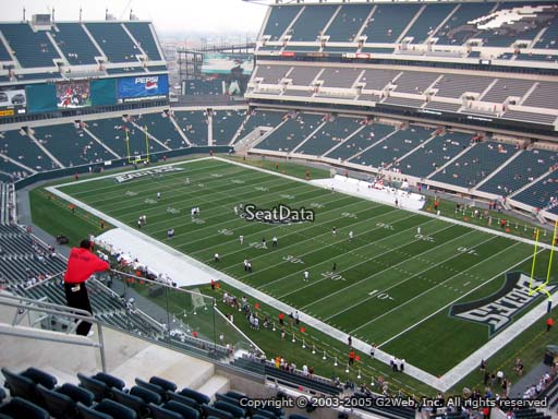 Seat view from section 207 at Lincoln Financial Field, home of the Philadelphia Eagles