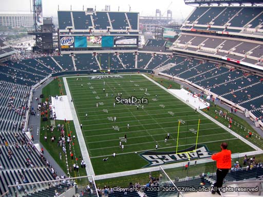 Seat view from section 209 at Lincoln Financial Field, home of the Philadelphia Eagles