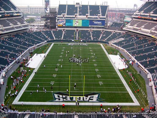Seat view from section 212 at Lincoln Financial Field, home of the Philadelphia Eagles