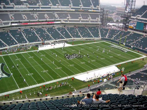 Seat view from section 221 at Lincoln Financial Field, home of the Philadelphia Eagles