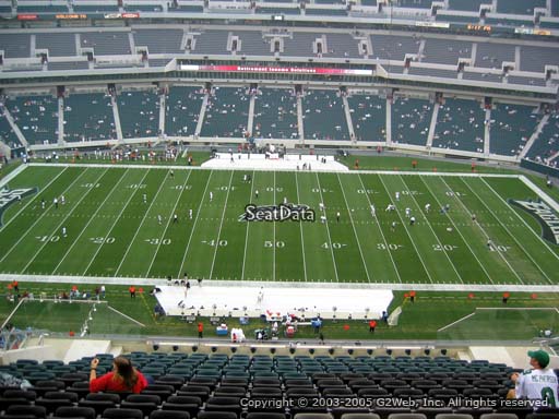 Seat view from section 225 at Lincoln Financial Field, home of the Philadelphia Eagles