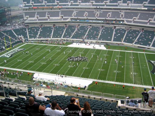 Seat view from section 227 at Lincoln Financial Field, home of the Philadelphia Eagles