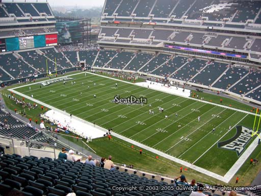 Seat view from section 230 at Lincoln Financial Field, home of the Philadelphia Eagles