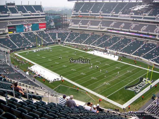 Seat view from section 231 at Lincoln Financial Field, home of the Philadelphia Eagles