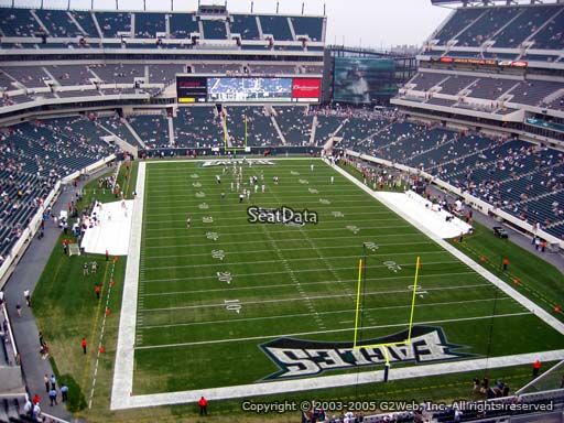 Seat view from section 234 at Lincoln Financial Field, home of the Philadelphia Eagles
