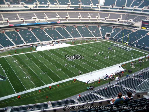 Seat view from section 241 at Lincoln Financial Field, home of the Philadelphia Eagles