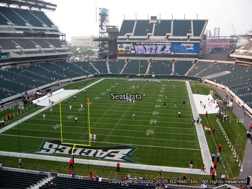 Seat view from club section 12 at Lincoln Financial Field, home of the Philadelphia Eagles