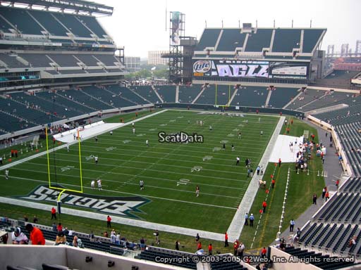 Seat view from club section 13 at Lincoln Financial Field, home of the Philadelphia Eagles