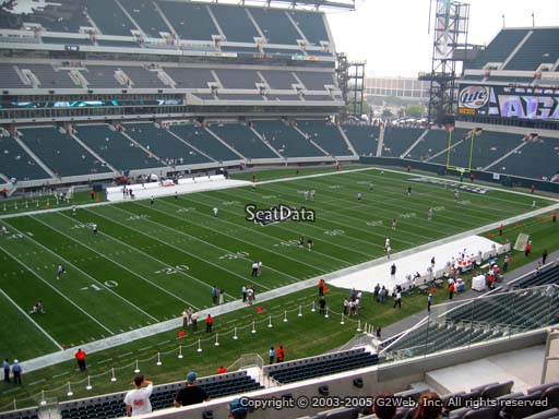 Seat view from club section 17 at Lincoln Financial Field, home of the Philadelphia Eagles